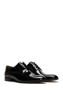 Men's Black Leather Patent Leather Classic Shoes | Derimod Men's Black Leather Patent Leather Classic Shoes | Derimod