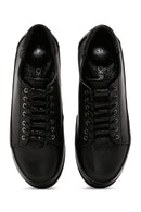 Kadın Siyah Deri Casual Sneaker | Derimod Kadın Siyah Deri Casual Sneaker | Derimod