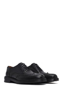 Men's Black Lace-up Leather Casual Shoes | Derimod Men's Black Lace-up Leather Casual Shoes | Derimod