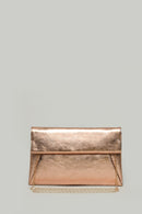 Champagne Women's Portfolio with Chain Strap | Derimod Champagne Women's Portfolio with Chain Strap | Derimod