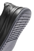 Erkek Siyah Bağcıklı Deri Sneaker | Derimod Erkek Siyah Bağcıklı Deri Sneaker | Derimod