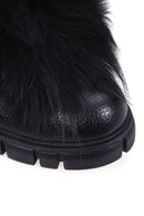 Women's Hairy Leather Boots | Derimod Women's Hairy Leather Boots | Derimod