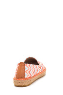 Women's Orange Wicker Sole Colorful Espadrille | Derimod Women's Orange Wicker Sole Colorful Espadrille | Derimod