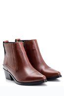 Women's Heeled Leather Boots | Derimod Women's Heeled Leather Boots | Derimod