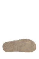 Men's Khaki Leather Sandals | Derimod Men's Khaki Leather Sandals | Derimod
