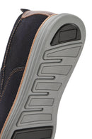 Erkek Lacivert Nubuk Deri Casual Loafer | Derimod Erkek Lacivert Nubuk Deri Casual Loafer | Derimod