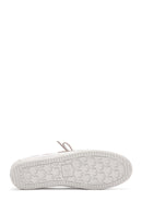 Women's White Leather Masculine Loafer | Derimod Women's White Leather Masculine Loafer | Derimod