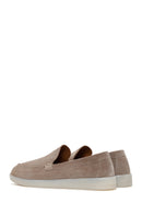 Women's Gray Suede Leather Loafer | Derimod Women's Gray Suede Leather Loafer | Derimod