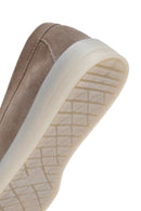 Women's Gray Suede Leather Loafer | Derimod Women's Gray Suede Leather Loafer | Derimod
