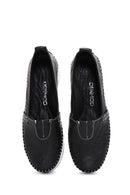 Women's Black Thick Soled Leather Comfort Loafer | Derimod Women's Black Thick Soled Leather Comfort Loafer | Derimod