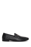 Kadın Siyah Deri Maskülen Loafer | Derimod Kadın Siyah Deri Maskülen Loafer | Derimod