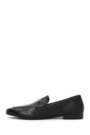Kadın Siyah Deri Maskülen Loafer | Derimod Kadın Siyah Deri Maskülen Loafer | Derimod