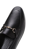 Kadın Siyah Deri Maskülen Loafer | Derimod Kadın Siyah Deri Maskülen Loafer | Derimod