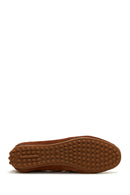 Women's Tan Suede Leather Loafer | Derimod Women's Tan Suede Leather Loafer | Derimod
