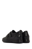 Women's Black Thick Heeled Leather Comfort Shoes | Derimod Women's Black Thick Heeled Leather Comfort Shoes | Derimod