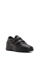 Women's Black Thick Heeled Leather Comfort Shoes | Derimod Women's Black Thick Heeled Leather Comfort Shoes | Derimod