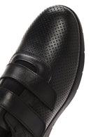 Women's Black Thick Heeled Leather Comfort Shoes | Derimod Women's Black Thick Heeled Leather Comfort Shoes | Derimod