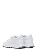 Kadın Beyaz Bağcıklı Deri Sneaker | Derimod Kadın Beyaz Bağcıklı Deri Sneaker | Derimod