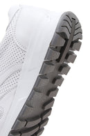 Kadın Beyaz Bağcıklı Deri Sneaker | Derimod Kadın Beyaz Bağcıklı Deri Sneaker | Derimod