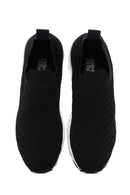 Derimod Zero Kadın Siyah Kalın Tabanlı Sneaker | Derimod Derimod Zero Kadın Siyah Kalın Tabanlı Sneaker | Derimod
