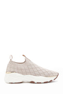 Derimod Zero Women's Beige Thick Soled Sneaker | Derimod Derimod Zero Women's Beige Thick Soled Sneaker | Derimod
