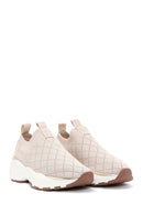 Derimod Zero Women's Beige Thick Soled Sneaker | Derimod Derimod Zero Women's Beige Thick Soled Sneaker | Derimod