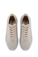Derimod Zero Women's Beige Stone Sneaker | Derimod Derimod Zero Women's Beige Stone Sneaker | Derimod