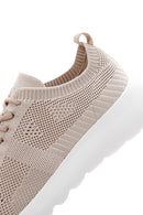 Derimod Zero Women's Beige Thick Soled Sneaker | Derimod Derimod Zero Women's Beige Thick Soled Sneaker | Derimod