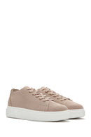 Derimod Zero Kadın Krem Sneaker | Derimod Derimod Zero Kadın Krem Sneaker | Derimod