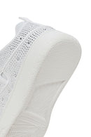 Women's White Stone Sneaker | Derimod Women's White Stone Sneaker | Derimod