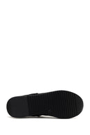 Derimod Zero Women's Black Thick Sole Stone Detailed Sneaker | Derimod Derimod Zero Women's Black Thick Sole Stone Detailed Sneaker | Derimod