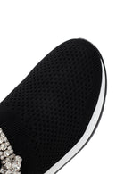 Derimod Zero Women's Black Thick Sole Stone Detailed Sneaker | Derimod Derimod Zero Women's Black Thick Sole Stone Detailed Sneaker | Derimod