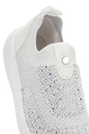Derimod Zero Women's White Thick Soled Fabric Sneaker | Derimod Derimod Zero Women's White Thick Soled Fabric Sneaker | Derimod