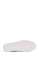 Women's White Leather Comfort Loafer | Derimod Women's White Leather Comfort Loafer | Derimod