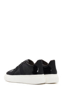 Erkek Siyah Bağcıklı Rugan Deri Casual Sneaker | Derimod Erkek Siyah Bağcıklı Rugan Deri Casual Sneaker | Derimod