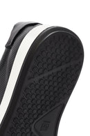 Erkek Siyah Bağcıklı Deri Sneaker | Derimod Erkek Siyah Bağcıklı Deri Sneaker | Derimod
