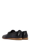 Derimod Black Men's Black Leather Loafer | Derimod Derimod Black Men's Black Leather Loafer | Derimod
