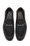 Derimod Black Men's Black Leather Loafer | Derimod Derimod Black Men's Black Leather Loafer | Derimod