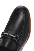 Derimod Black Men's Black Leather Loafer | Derimod Derimod Black Men's Black Leather Loafer | Derimod