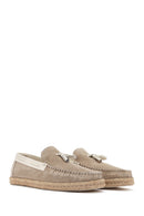 Men's Beige Suede Leather Casual Loafer | Derimod Men's Beige Suede Leather Casual Loafer | Derimod