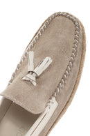 Men's Beige Suede Leather Casual Loafer | Derimod Men's Beige Suede Leather Casual Loafer | Derimod