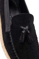 Erkek Siyah Süet Deri Casual Loafer | Derimod Erkek Siyah Süet Deri Casual Loafer | Derimod