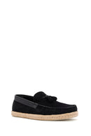 Erkek Siyah Süet Deri Casual Loafer | Derimod Erkek Siyah Süet Deri Casual Loafer | Derimod
