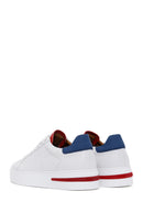 Men's White Lace-up Leather Sneaker | Derimod Men's White Lace-up Leather Sneaker | Derimod