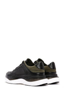Men's Black Lace-up Thick-Sole Leather Casual Sneaker | Derimod Men's Black Lace-up Thick-Sole Leather Casual Sneaker | Derimod