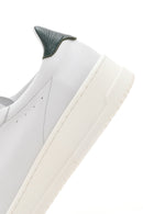 Erkek Beyaz Kalın Tabanlı Bağcıklı Deri Sneaker | Derimod Erkek Beyaz Kalın Tabanlı Bağcıklı Deri Sneaker | Derimod