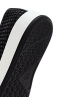 Men's Black Thick Soled Knit Leather Casual Loafer | Derimod Men's Black Thick Soled Knit Leather Casual Loafer | Derimod