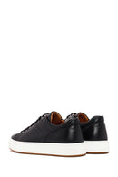 Men's Black Lace-up Leather Sneaker | Derimod Men's Black Lace-up Leather Sneaker | Derimod