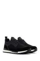 Men's Black Lace-up Leather Sneaker | Derimod Men's Black Lace-up Leather Sneaker | Derimod