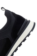 Men's Black Lace-up Leather Sneaker | Derimod Men's Black Lace-up Leather Sneaker | Derimod